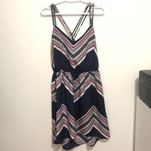 Navy blue, summer dress, L